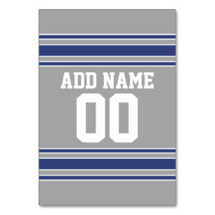 Team Jersey med eget namn och nummer Bordsnummer