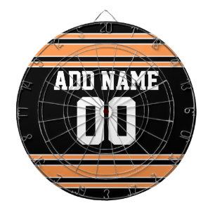 Team Jersey med eget namn och nummer Darttavla