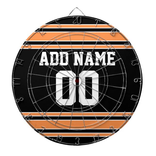 Team Jersey med eget namn och nummer Darttavla (Framsidan)