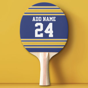 Team Jersey med eget namn och nummer Pingisracket