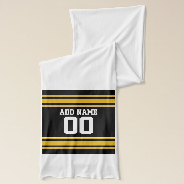 Team Jersey med eget namn och nummer Sjal (Vänster)