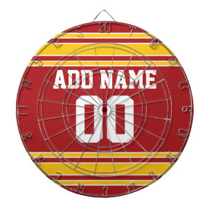 Team Jersey med Namn och nummer Piltavla