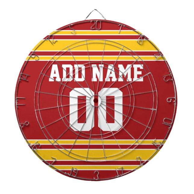 Team Jersey med Namn och nummer Piltavla (Framsidan)