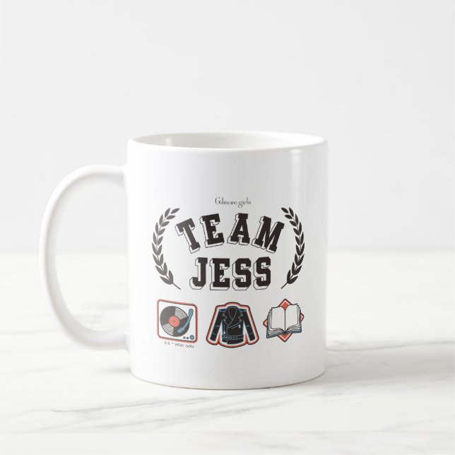 Team Jess Gilmore Girls Design Kaffemugg (Vänster)