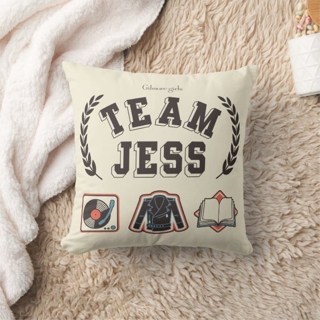 Team Jess Gilmore Girls Design Kudde (Filt)
