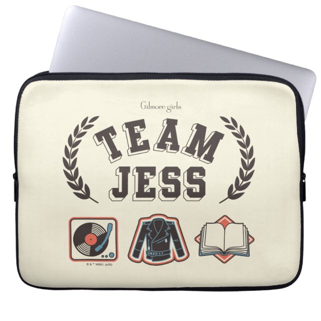 Team Jess Gilmore Girls Design Laptop Fodral (Framsidan)