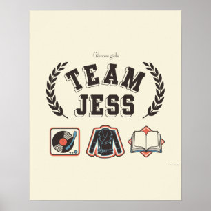 Team Jess Gilmore Girls-design Poster