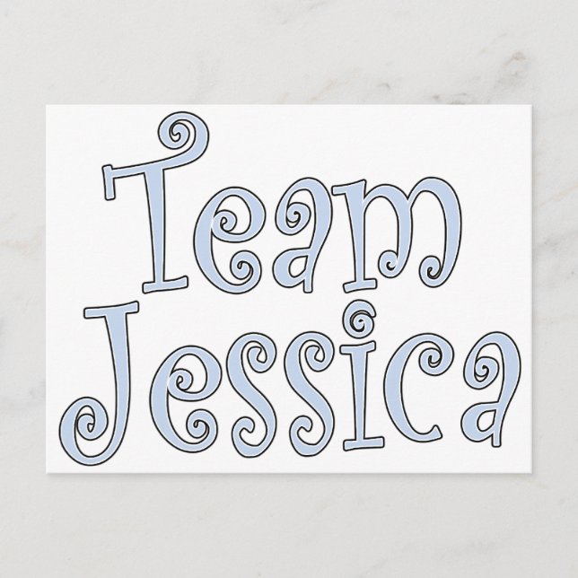 Team Jessica Vykort (Framsida)