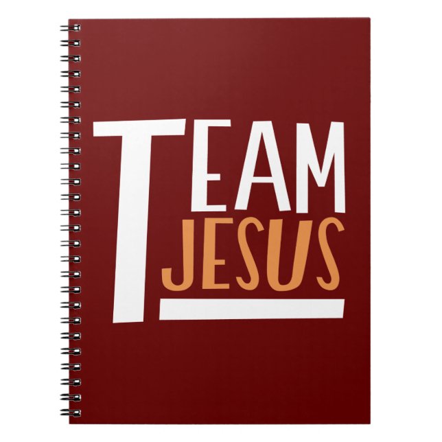 Team Jesus Anteckningsbok (Framsidan)