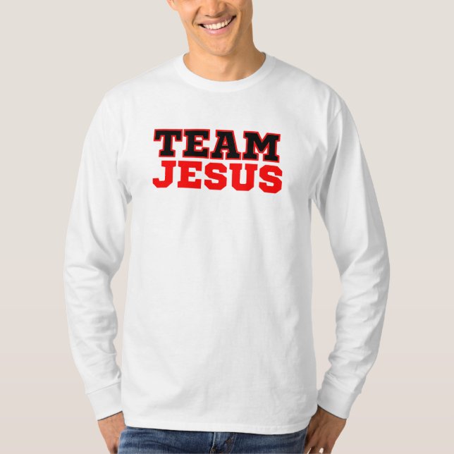 Team Jesus Christian Faith T-Shirt (Framsida)