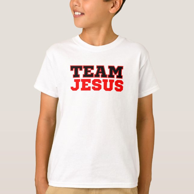 Team Jesus Christian Faith T-Shirt (Framsida)
