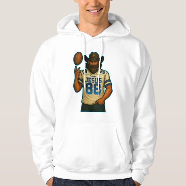 Team JESUS Football 88 - Christian Hoodie (Framsida)