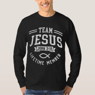 Team Jesus John 316, medlem av Gud Christian T Shirt