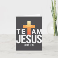Team Jesus John 3_16 - Kristet religiöst Bibel C