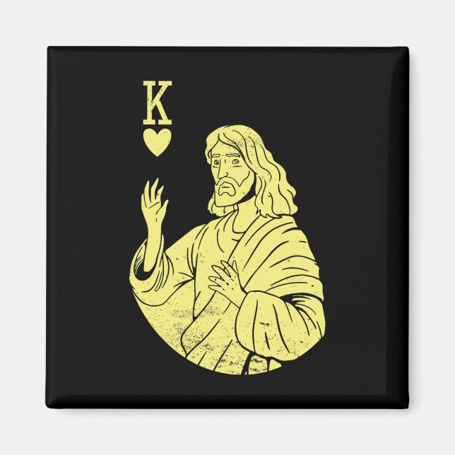 Team Jesus Kristus är Kung i Religiösan Chris Magnet (Framsidan)