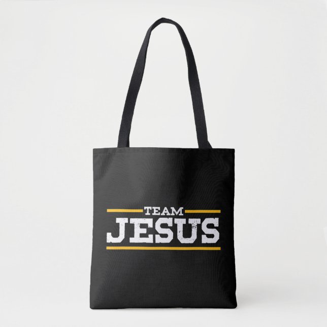 Team Jesus Kristus Chrisitiska katolska ortodoxa G Tygkasse (Framsida)