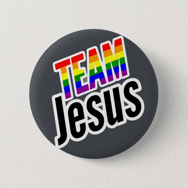 Team Jesus LGBTQ Knapp (Framsida)