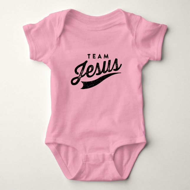 Team jesus logotyp Baby Shirt T-shirt (Framsida)