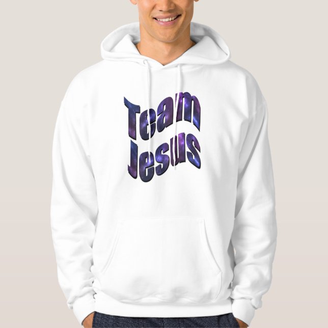 Team Jesus Logotyp Hoodie (Framsida)