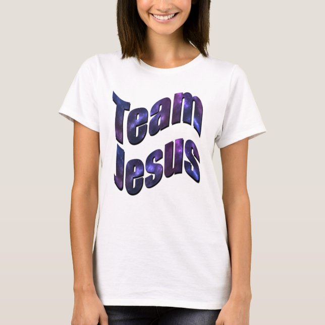 Team Jesus Logotyp T Shirt (Framsida)