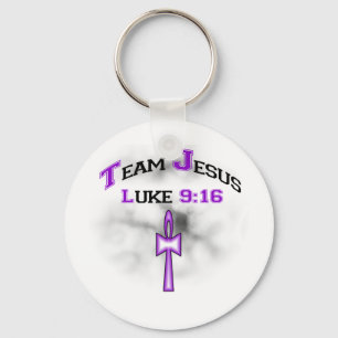 Team Jesus Luke 916 Nyckelring