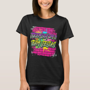 Team Jesus Religiösa Faith Humous T Shirt