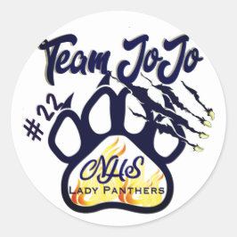 Team Jo Sticker Northshore Dam Panthers Boall Runt Klistermärke