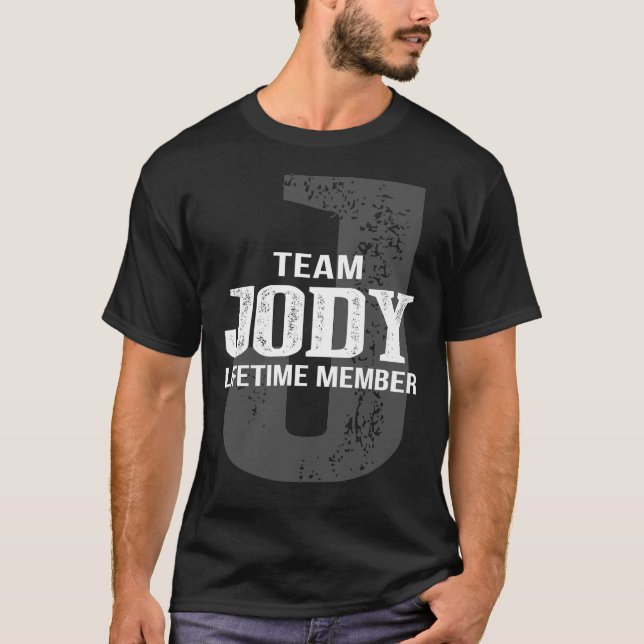 Team JODY-livstidsmedlem T Shirt (Framsida)