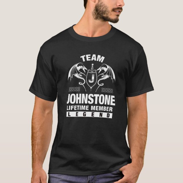 Team Johnstone-livstidsmedlem T Shirt (Framsida)