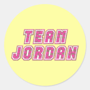 Team Jordan Runt Klistermärke