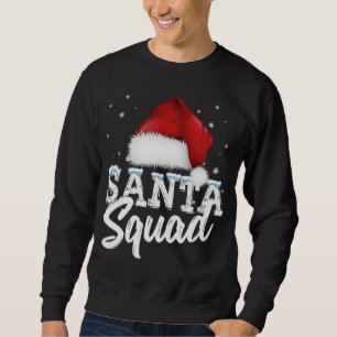 Team jultomte-familjen Matching Christm Lång Ärmad Tröja