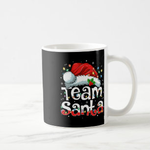 Team Jultomten-julfamiljen Matching Pajama Kaffemugg