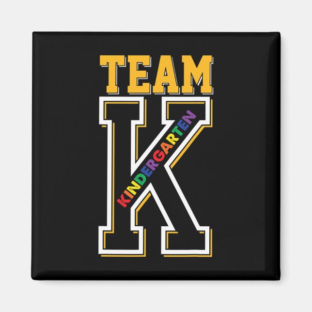 Team K Förskolelärare Student Byck Till Skolan Magnet (Framsidan)