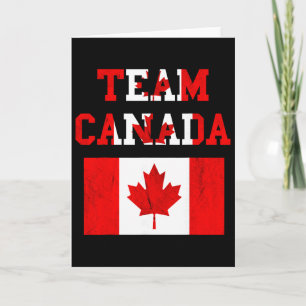 Team Kanada Maple Leaf kanadensiska fotbollslag Ka Kort