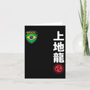 Team Karate Uechi Ryu Brazjapansk martial Flagga Kort