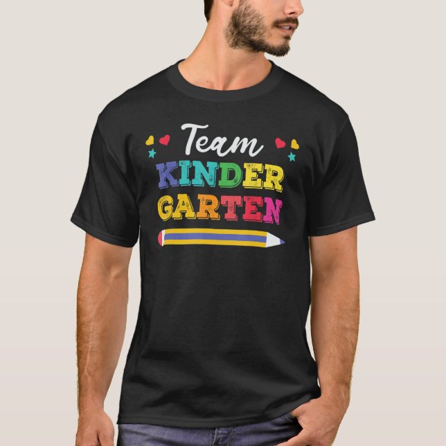 Team Kinder Garten Back to school 1 T Shirt (Framsida)