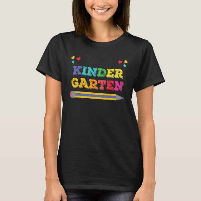 Team Kinder Garten Back to school T Shirt (Framsida)
