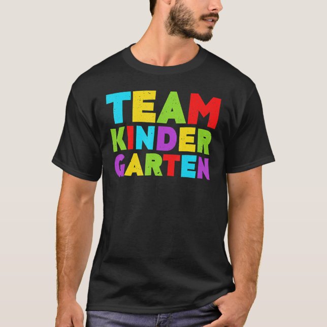 Team Kindergarten Back to school T Shirt (Framsida)
