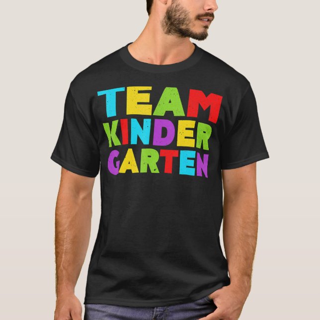 Team Kindergarten Back to school T Shirt (Framsida)