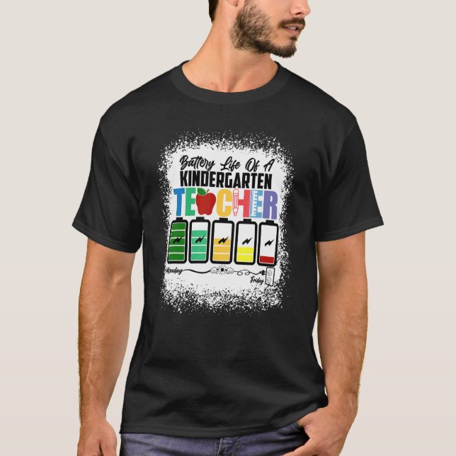 Team Kindergarten Battery a Kindergarten t Shirt (Framsida)