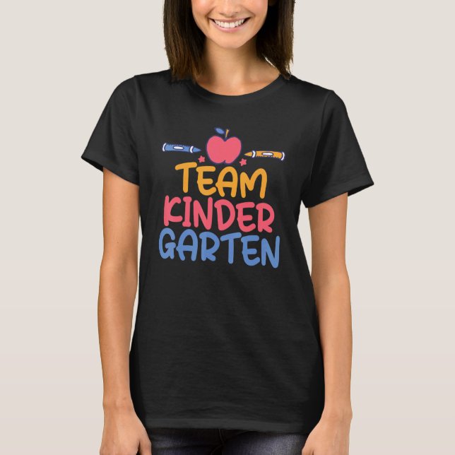 Team Kindergarten T Shirt (Framsida)