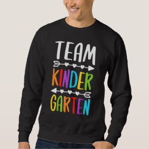 Team Kindergarten Teacher Back to school Lång Ärmad Tröja
