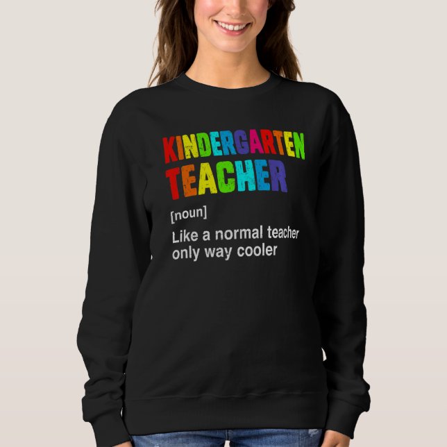 Team Kindergarten Teacher Cute Definition Hej Ki T Shirt (Framsida)