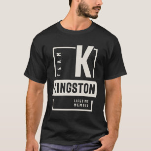 Team Kingston-livstidsmedlem Kingston Namn T Shirt