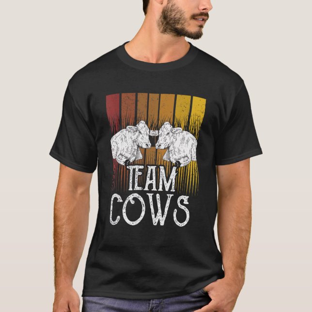 Team Kor Djur Ko Gård T Shirt (Framsida)