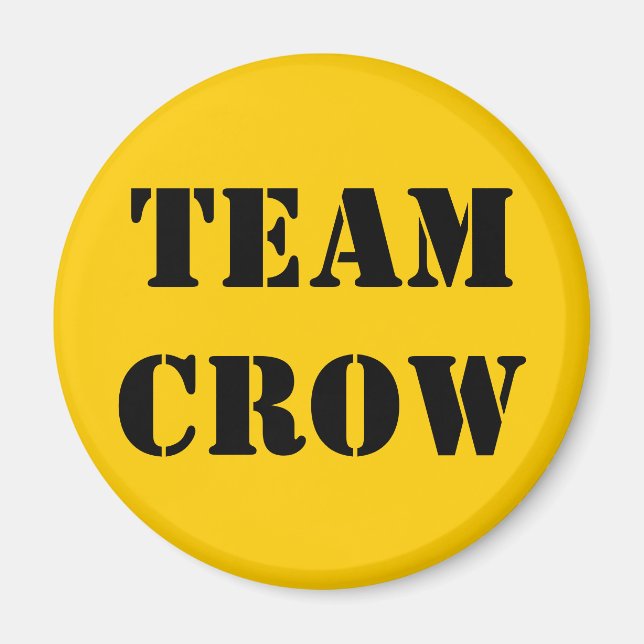 TEAM-KRÅKA MAGNET (Framsidan)
