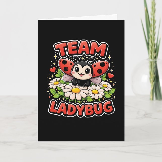 Team Ladybug Helgkort (Framsida)