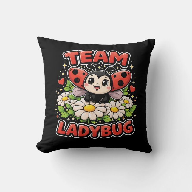 Team Ladybug Kudde (Framsida)
