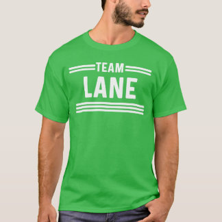 Team Lane Familjenamn retro T Shirt