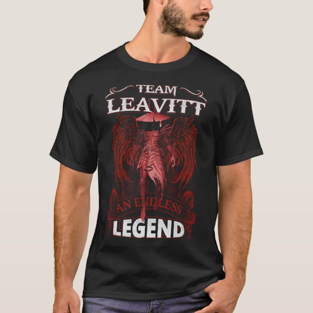 Team LEAVITT - En oändlig LEGEND T Shirt (Framsida)
